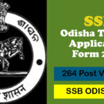 SSB Odisha Teacher Application Form 2024
